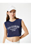 شبكة قصيرة رياضية مطبوعة برقبة دائرية