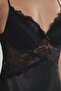 Satin Lace Nightgown and Dressing Gown Set - 4050 - 3