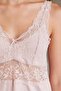 Lacy Combed Cotton 3-Piece Maternity Pajama Set - 2810 Powder - 4