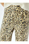 Leopard Pants High Waist Wide Leg Viscose Fabric - 5