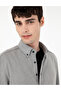 Gray Striped Regular Fit Long Sleeve Shirt 50293947-Vr024 - 2