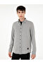 Gray Striped Regular Fit Long Sleeve Shirt 50293947-Vr024 - 3