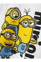 Nmmjule Minions Nreg Ss Top Box Sky 13238491   Bright White - 2
