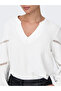 Jdylion Life L/S V-Neck Volume Top Wvn 15333336   Black - 4