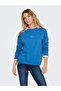 Jdyjenny Directory Blue L/S Print Sweatshirt - Jrs Exp 15346074 - 3