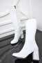 Women's White Boots 17548 - 2