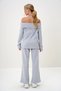 Women's Grimelange Madonna Collar Camisole Blouse and Trousers Set Alc-X13060 - 5