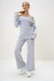Women's Grimelange Madonna Collar Camisole Blouse and Trousers Set Alc-X13060 - 3