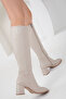 Beige Women's Boots 19953 - 3