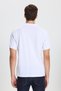 Pack of 3 Non-Shrinkable Cotton Fabric Slim Fit Men's White Uncurlable Polo Collar T-Shirts - 7
