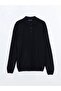 Polo Collar Long Sleeve Men's Knitwear Sweater (W4) - 5