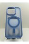 iPhone 15 Pro Compatible Magsafe Capable Edges Colorful Back Face Matte Shock Absorbing Case - 3