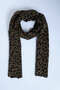 Leopard Patterned Knitwear Scarf - 4