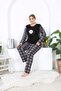 Women's Plus Size Fleece Pajama Set