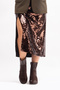 Sahay Leather Women's Boots Brown Leather Suede Patent Leather - 5