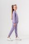 Enjoy the Now Floral Printed Garni Zipper Detailed Ribbed Girls' Top and Bottom Tracksuit Set - 3