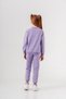 Enjoy the Now Floral Printed Garni Zipper Detailed Ribbed Girls' Top and Bottom Tracksuit Set - 4