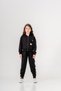 The Real World Label Cargo Pocket Hooded Girls' Sweatshirt and Sweatpants Set