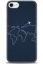 iPhone Se 2020 Case Hd Printed Case - Airplane and World - Mrc
