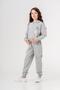The Real World Label Cargo Pocket Hooded Girls' Sweatshirt and Sweatpants Set - 5