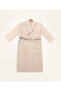 Likya 100% Cotton Salmon Dowry Bathrobe Set 2 Pieces 1 Bathrobe 1 Towel 1052A - 6