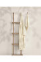 Likya 100% Cotton Cream Bridal Bathrobe Set, 2 Pieces (1 Bathrobe, 1 Towel) 1053a