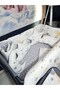 70X110 Baby Sleeping Set - Mosquito Net - Moon Cloud Star (Excluding Park Crib) - 4
