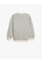 Sweatshirt Long Sleeve Crew Neck Cotton - 2