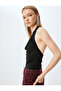 Degaje Collar Blouse Sleeveless Backless
