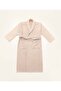 Likya 100% Cotton Single Salmon Bridal Bathrobe 1042a - 6
