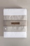 Dave Gray Pearl Buttoned Double Duvet Cover Set 200x220 4 Pillows 5042 - 3