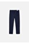 Girl's Stone Printed Trousers Navy Blue 4546