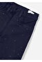 Girl's Stone Printed Trousers Navy Blue 4546 - 2