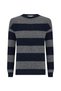 Striped Crew Neck Sweater - 4