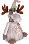 Christmas Ornament, Deer Figure, Illuminated, Gray - 22X14X48 cm - 2