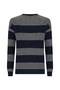 Striped Crew Neck Sweater - 5
