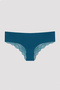 Dark Tones Lace Detailed 3-Piece Multicolored Hipster Panties - 4