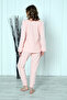 Fwn 04-3301 Plush Welsoft Fleece Winter Soft Deer Women's Pajama Set - 4