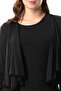 Long Sleeve Atlas Autumn and Winter Asymmetrical Cut Authentic Long Combed Cotton Viscose Dress Gray Gray - 3