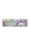 لوحة مفاتيح الألعاب الميكانيكية الأمريكية One 3 Mist Grey Fullsize 100% Cherry Red Key