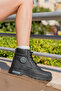 Unisex Water and Cold Guaranteed Non-Slip Rubber Sole Sturdy Winter Boots 5292 Black - 4