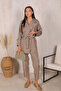 Mink Trench Pants Set 32-2237 - 2