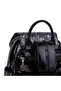Women's Backpack Double Compartment Sports Bag (23X26X14 cm) Black Krsk Patent Leather - 5