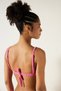 Cindy Towel Fabric Pink Hipster Bikini Bottom - 5