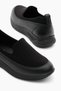 Women's Black Strec Heel Gel Orthopedic Mother Casual Shoes - 3