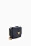 Navy Blue Embossed Pattern Wallet - 3