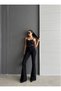 Ganikus Jnsworld Spanish Black Jeans High Waist Lycra Extra Stretch Flare Jeans Denim Pants
