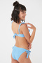 Top de bikini multicolor cu volane Waterside - 4