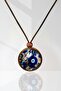 Evil Eye Bead Wooden Necklace