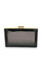 Black Color Wrinkled Patent Leather Evening Bag Evening Bag Henna Bag